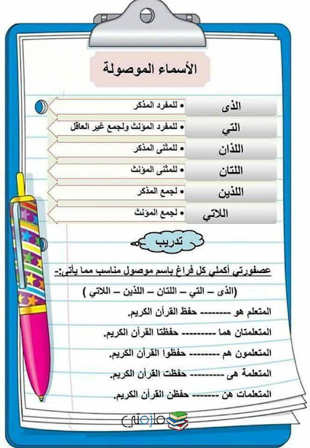 قواعد بسيطة فى اللغة العربية للأطفال