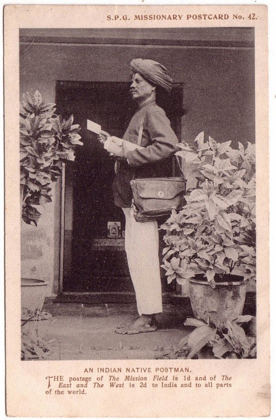 Postman and Post Offices in India Early 20th Century Post Cards Old