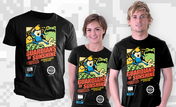 Fruitless Pursuits: Adventure Time Retro Video T-Shirt!