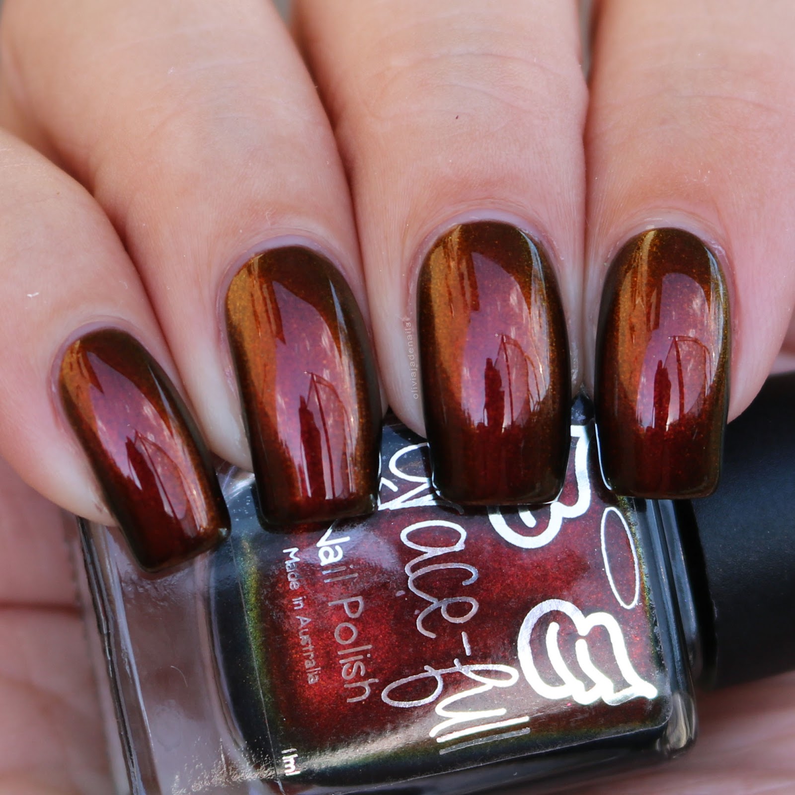 Grace-full Nail Polish Dragon Keeper swatched by Olivia Jade Nails