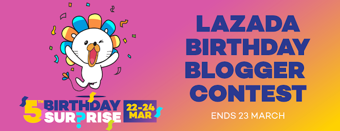 Lazada Birthday Blogger Contest 