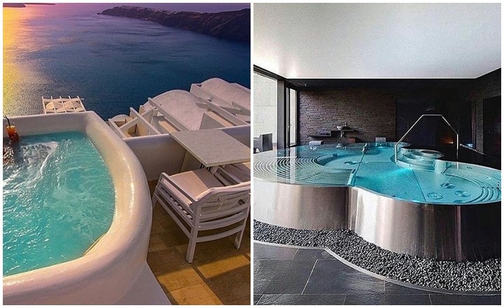 Banheiras diferenciadas em casas de luxo banheira de luxo