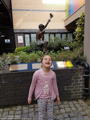Miss T at Great Ormond Street Hospital ahead of her intensive physiotherapy rehab Miss T at Great Ormond Street Hospital ahead of her intensive physiotherapy rehab