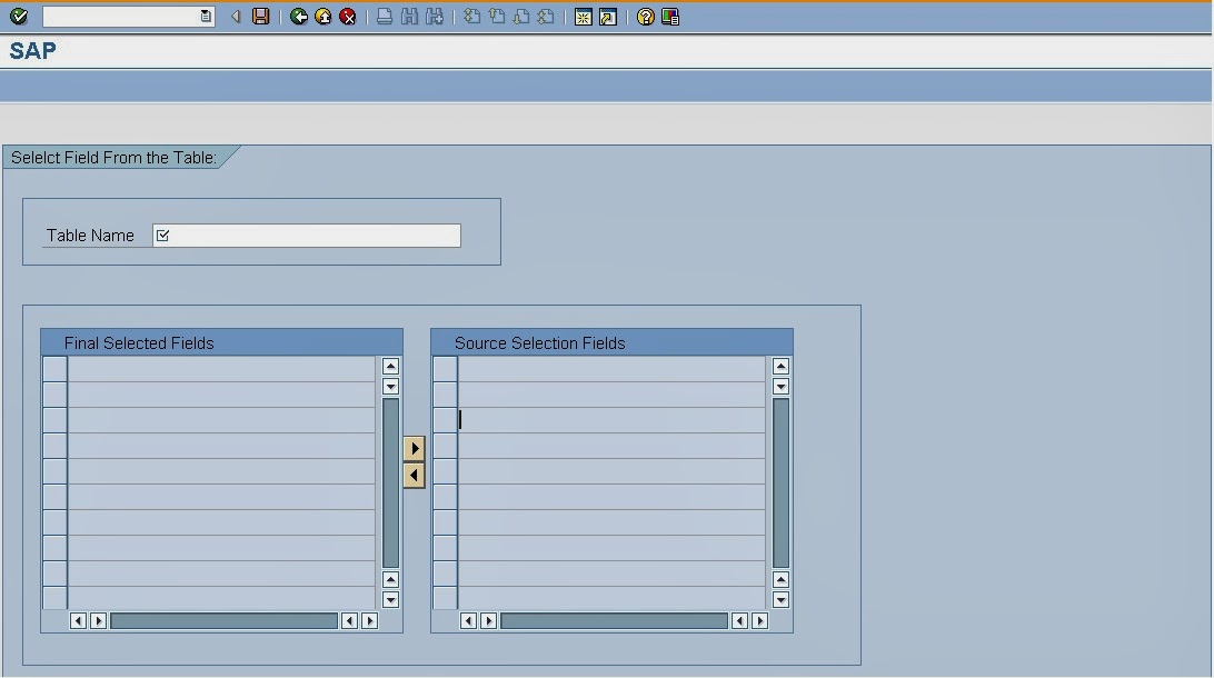 TECHSAP Field selection operation with two Table Controls in Module
