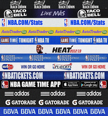 NBA 2K13 Heat Dornas Finals (Court Ads)