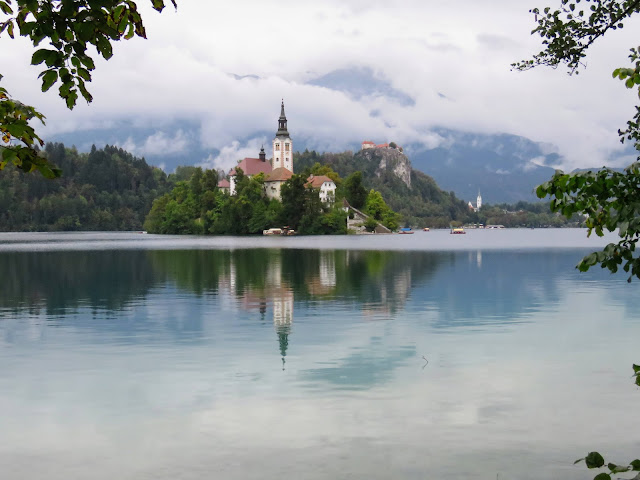 Lake Bled Slovenia: Bled Island church reflections