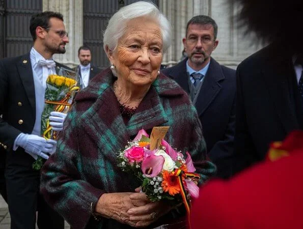 King Albert II, Queen Paola and Prince Lorenz of Belgium attended a Te Deum mass held on the occasion of the King’s Feast