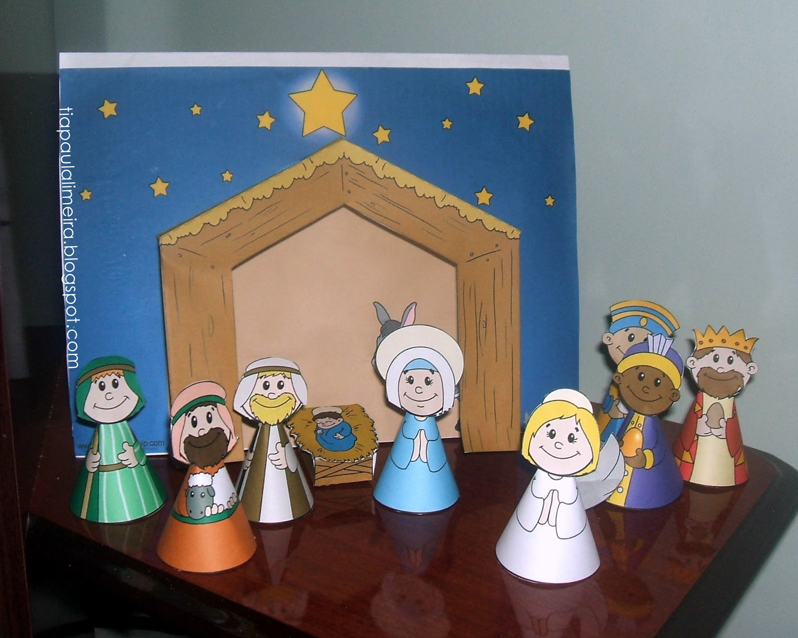 Presepio Para Imprimir E Montar - NAZAEDU