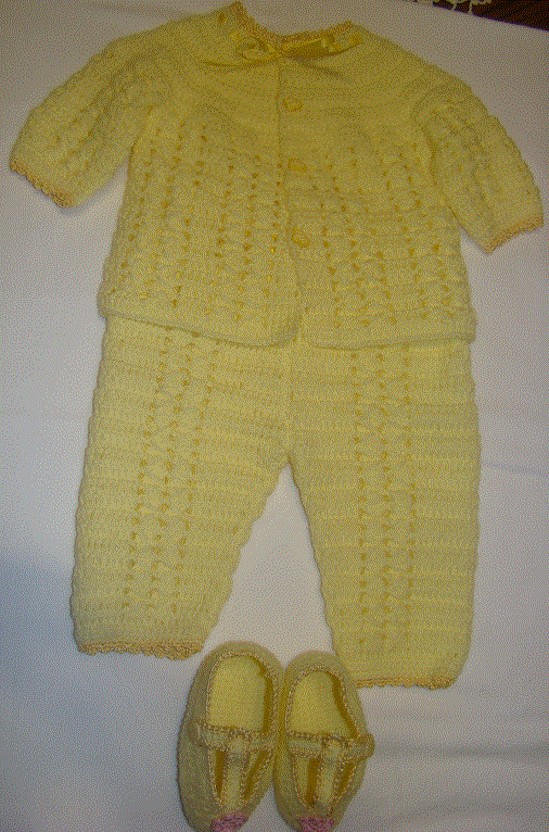 Pantalon Tejido Crochet Para Bebe Imagui