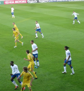 England & Ukraine finish even.