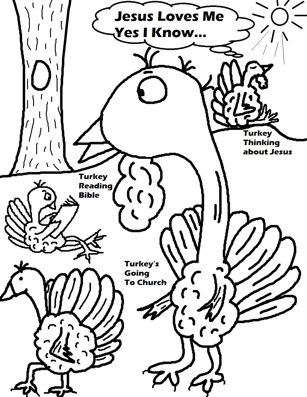 Church House Collection Blog Turkey Coloring Pages