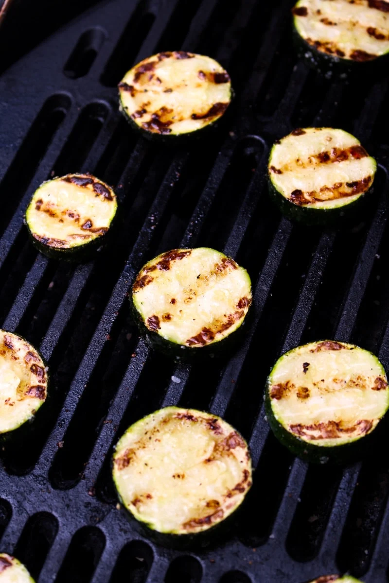 Grilled Zucchini is the perfect summer side dish because it's healthy, delicious, and super easy to prepare! #grilling #zucchini #sidedish
