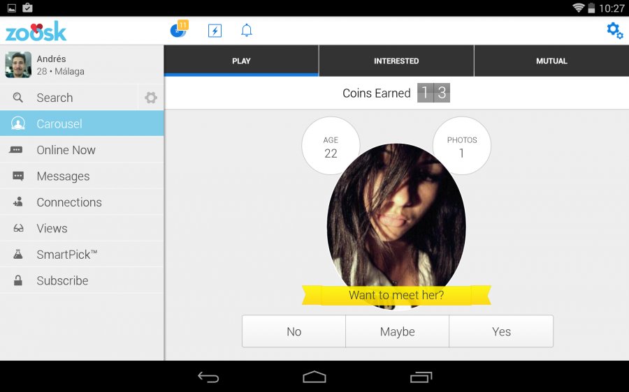 Zoosk Android Zoosk Android