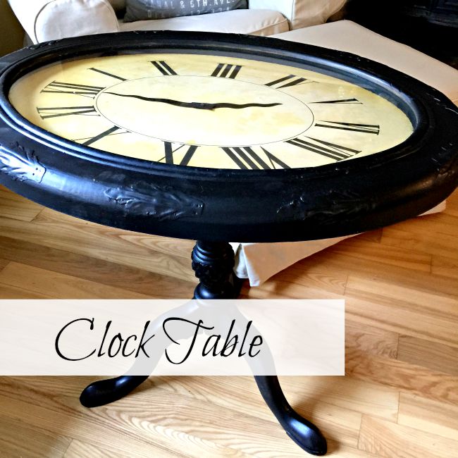 Making a Repurposed Clock Table