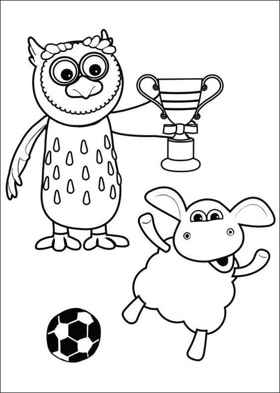 Tranh tô màu cừu Timmy được giải thưởng