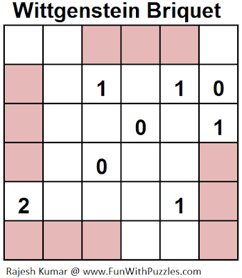 Wittgenstein Briquet (Mini Puzzles Series #13) Solution