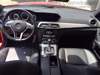 Màu nội thất Mercedes C300 AMG 2011 Nội thất Mercedes C300 AMG 2011 đã qua sử dụng màu Đen