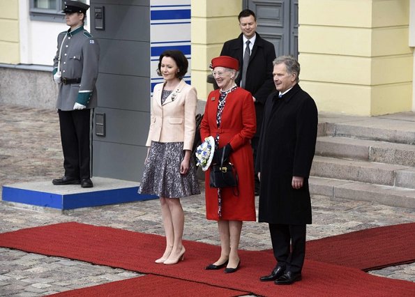 Nordic royals. Queen Margretha, King Carl Gustaf, Queen Silvia, King Harald, Queen Sonja visited the Hanaholmen culture center. Jenni Haukio