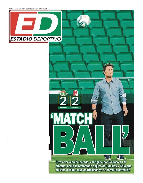 Betis, Estadio Deportivo: "Match Ball"