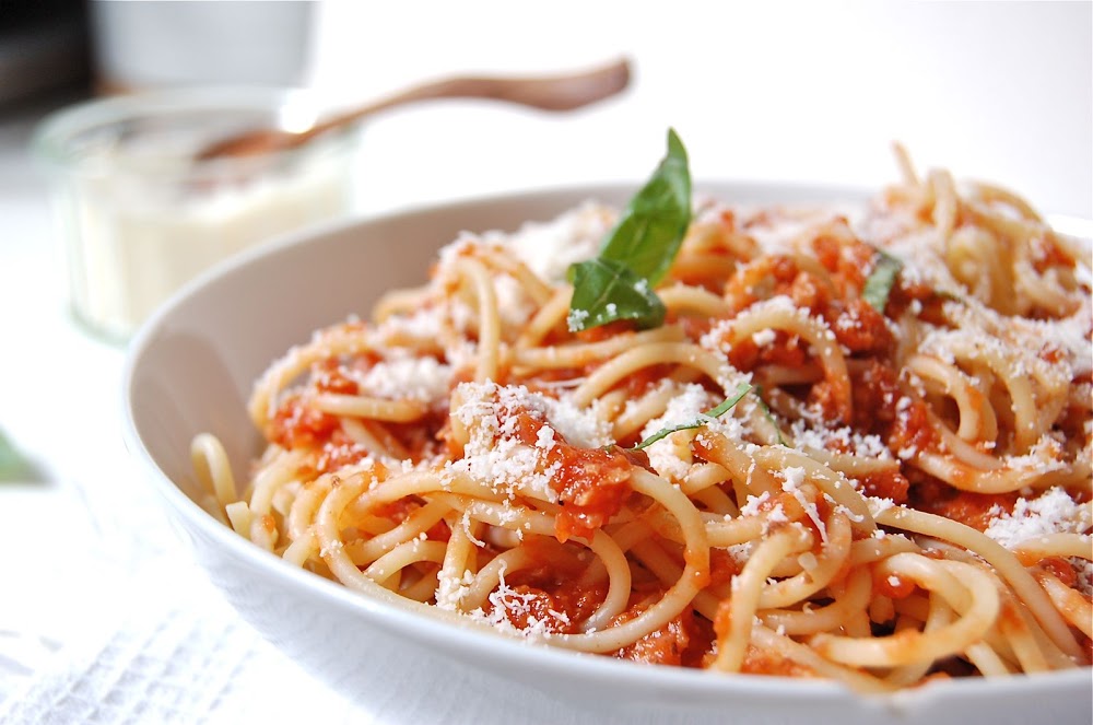 Recette de spaghetti à la bolognaise végétarienne
