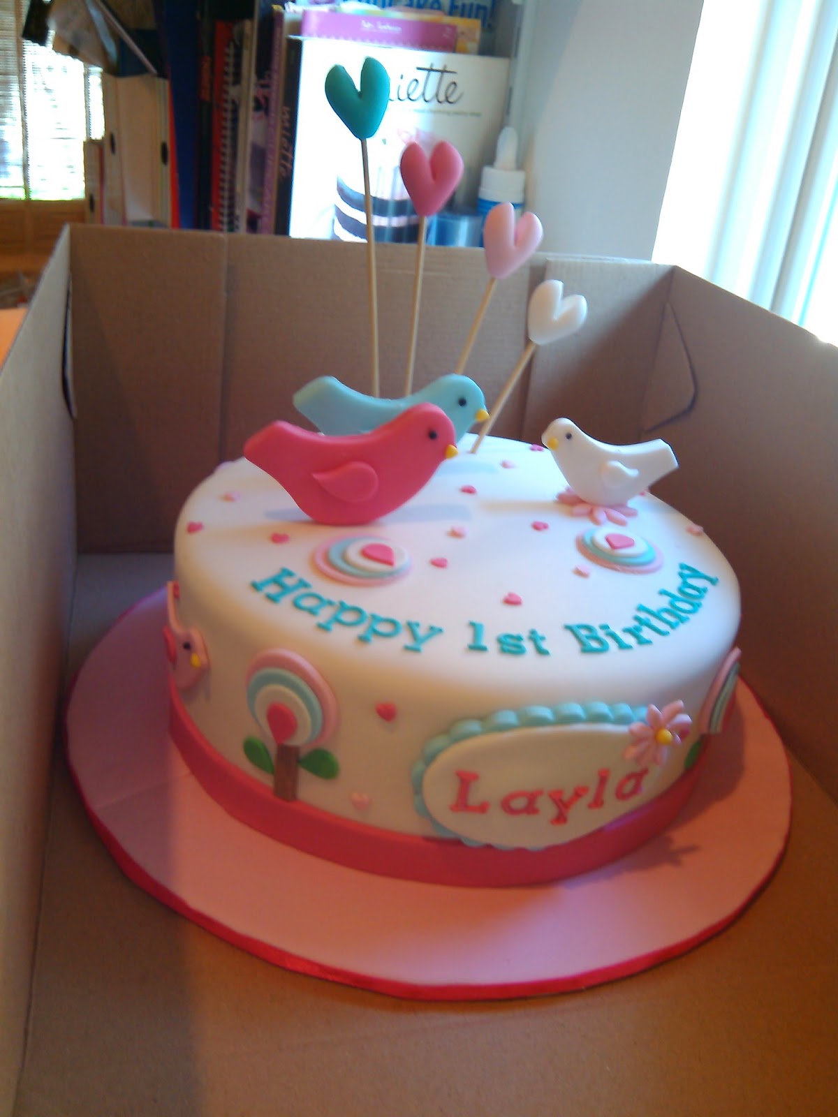 momatoye Bird theme cake