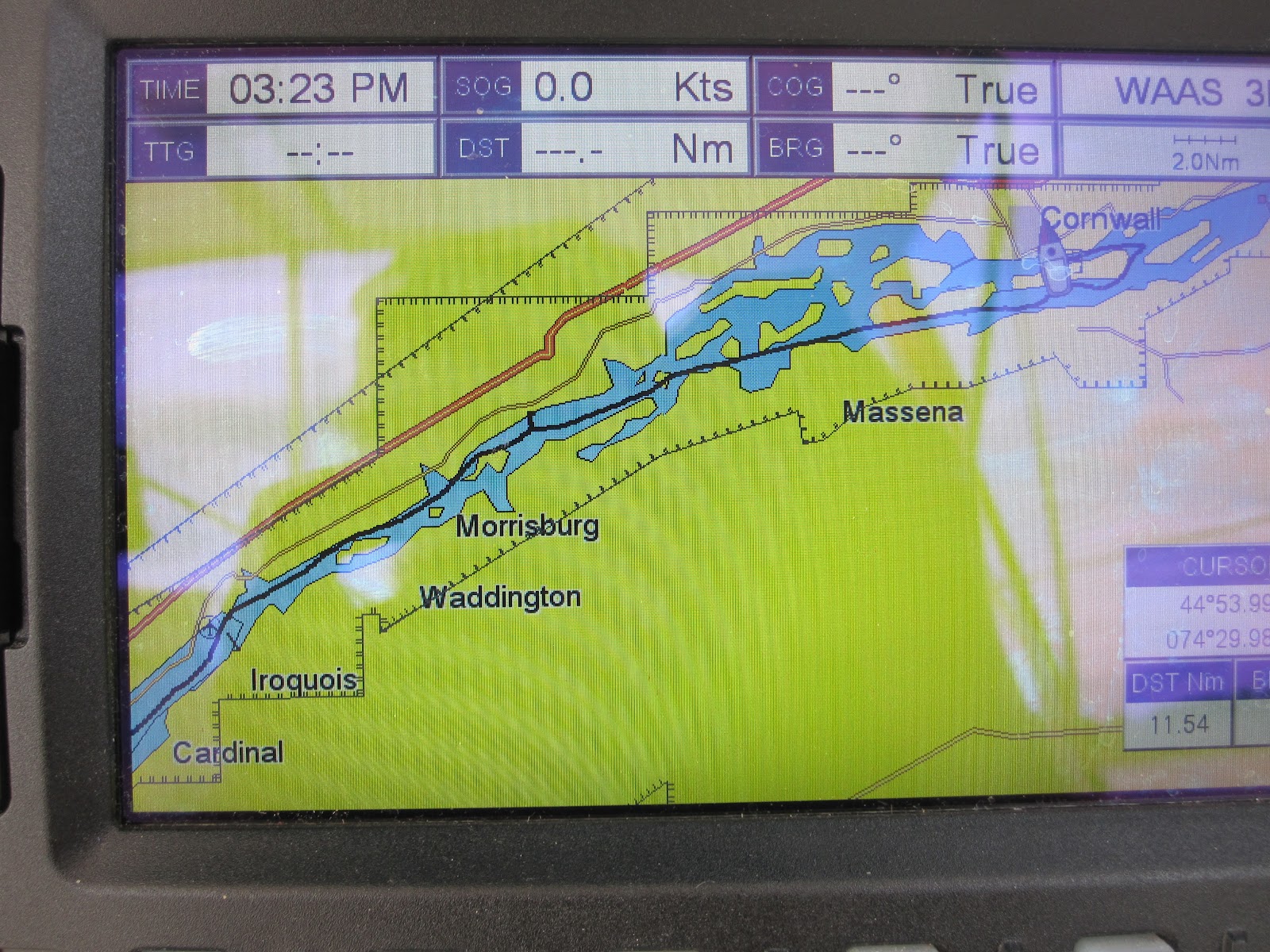 MODAKI: Spent most of today in the U.S. waters Eisenhower Lock #6 and ...