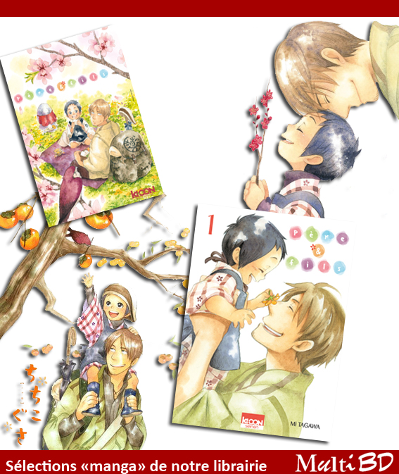 Multi BD Espace Manga Père et fils En route