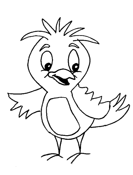 baby bird coloring pages printable - photo #10