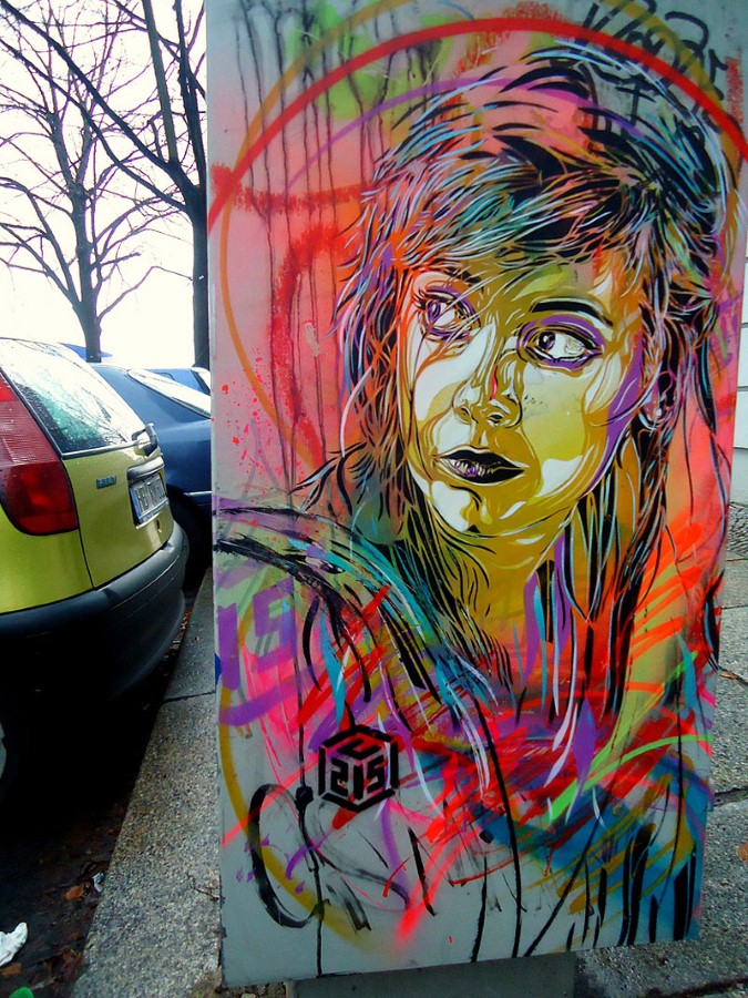 Уличное искусство Кристиана Гуеми (Christian Guémy aka C215) 4 Уличное искусство Кристиана Гуеми (Christian Guémy aka C215) 3