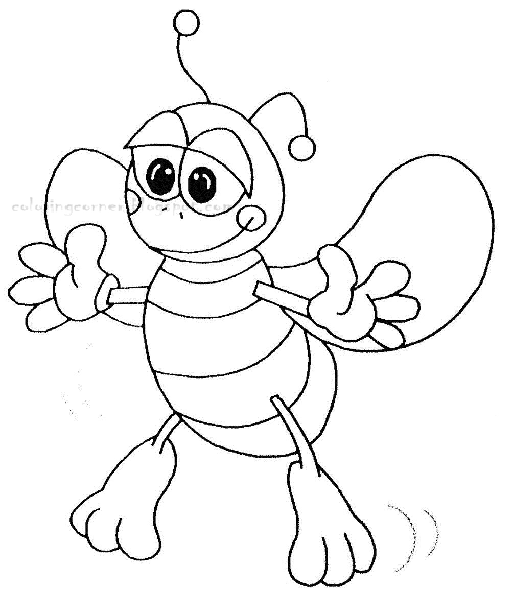 Bees Coloring Pages