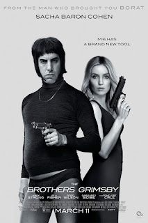 The Brothers Grimsby Sacha Baron Cohen and Tamsin Egerton Poster