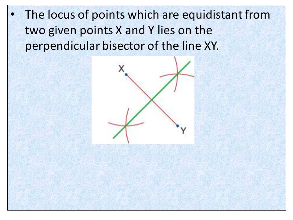Math 10 CHAPTER 11 LOCUS