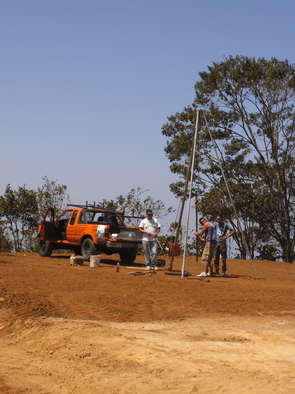 Costa Rica Rose Backhoe Day 2 and the Soil Engineer!