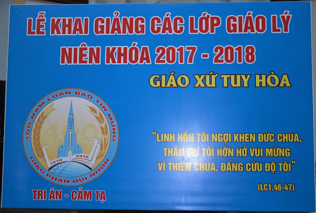 Giáo xứ Tuy hòa khai giảng niên khóa giáo lý  2017 - 2018