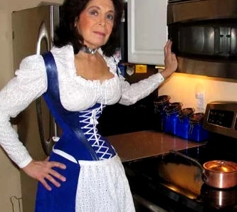 Cathie Jung Foto de Cathie Jung en su cocina