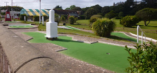 Arnold Palmer Crazy Golf course in Exmouth, Devon Arnold Palmer Crazy Golf course in Exmouth, Devon