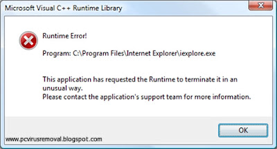 Runtime Error Virus
