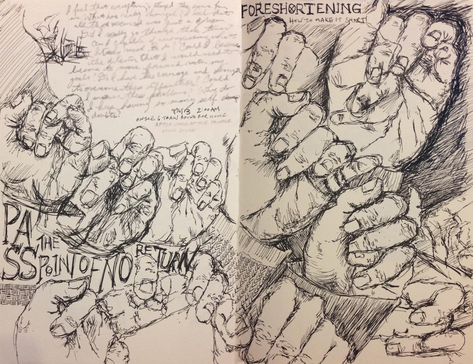 Multiple Hands Sketch Multiple Hands Sketch