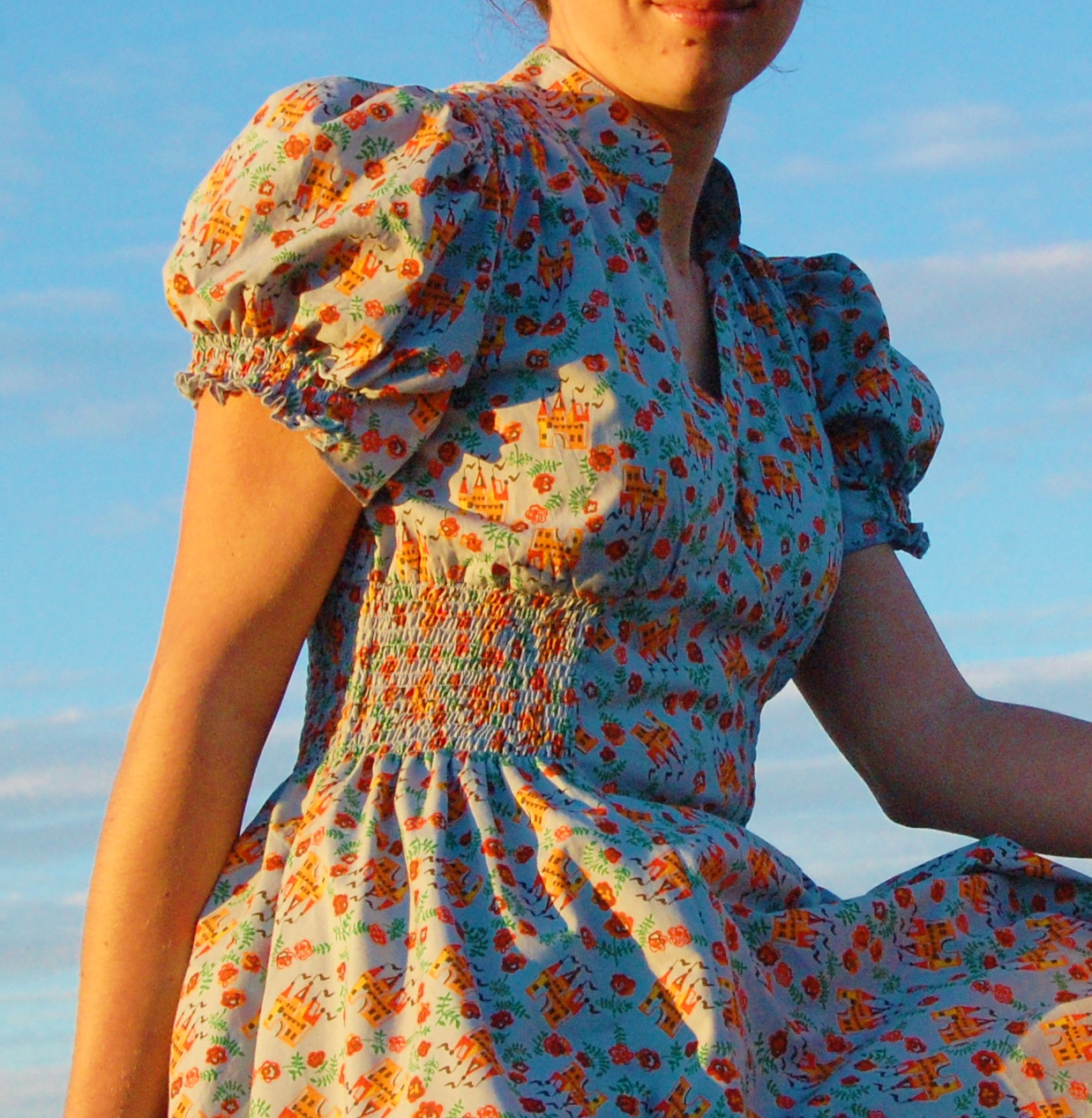 The Story of a Seamstress: Vintage Cowgirl Photoshoot + eShakti Dress ...