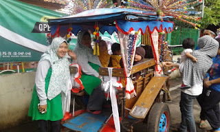 Serunya Naik Delman Keliling Komplek Qaryah Thayyibah Srengseng naik delman