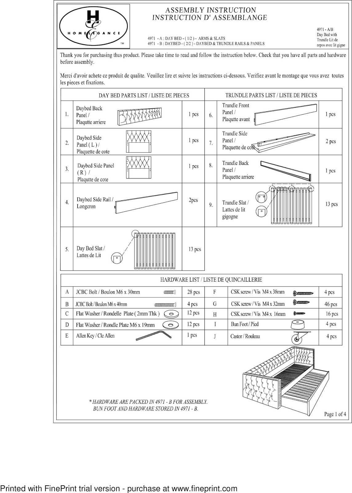 Homelegance Greeley 8325 Assembly Instructions Adalie Collection By Homelegance
