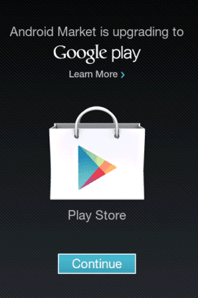 Android market or google play
