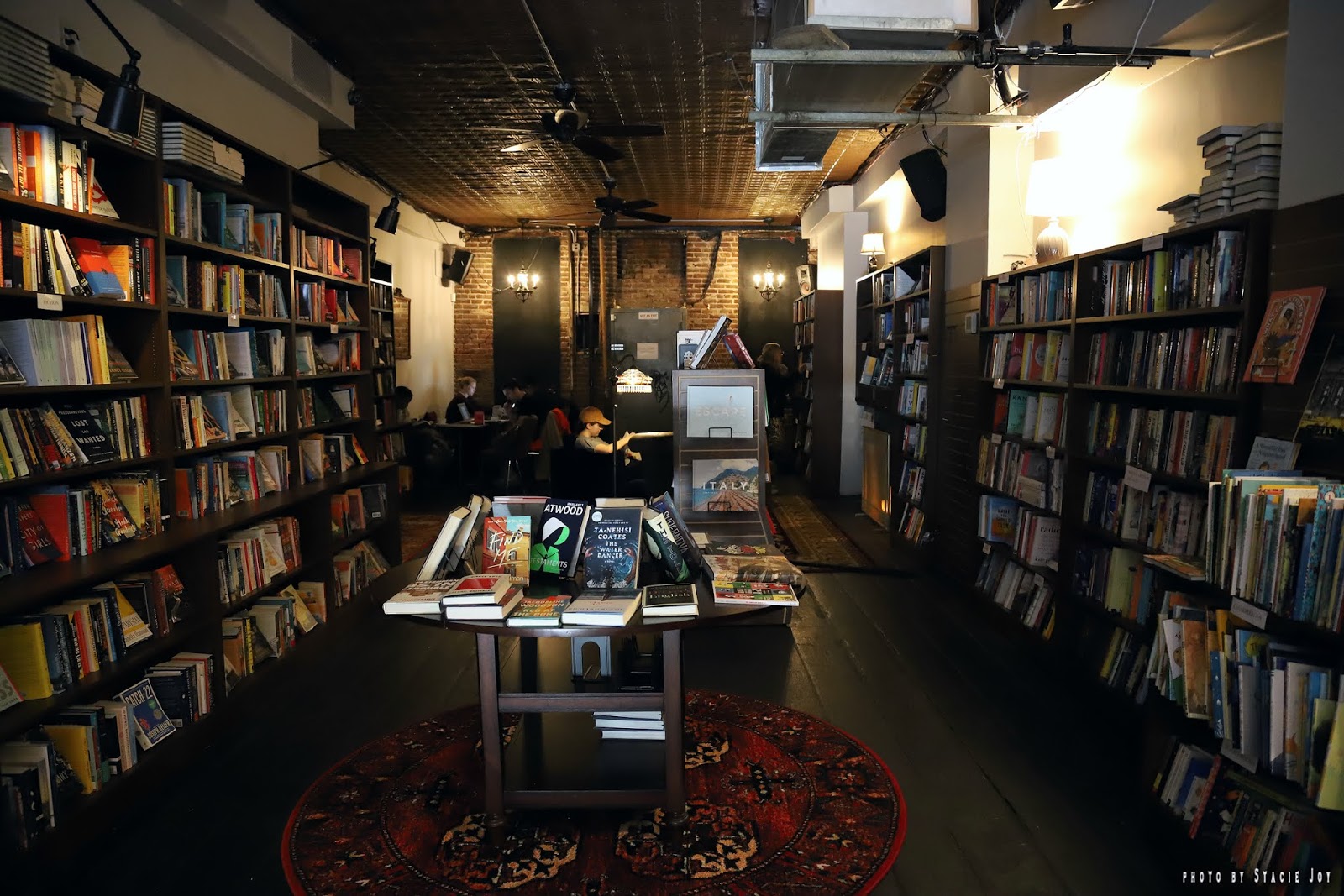 EV Grieve At the opening day of Book Club on 3rd Street