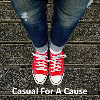 associated community services jeans and gym shoes - causal for a cause