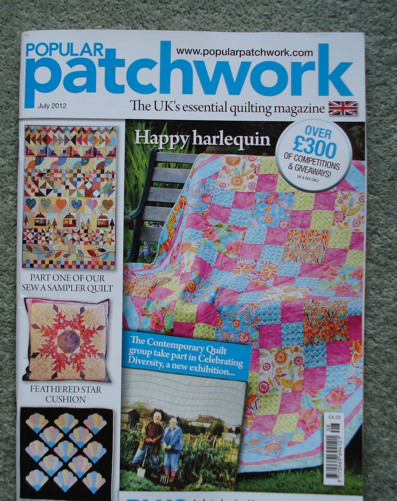 Welsh Quilts Popular Patchwork July 2012