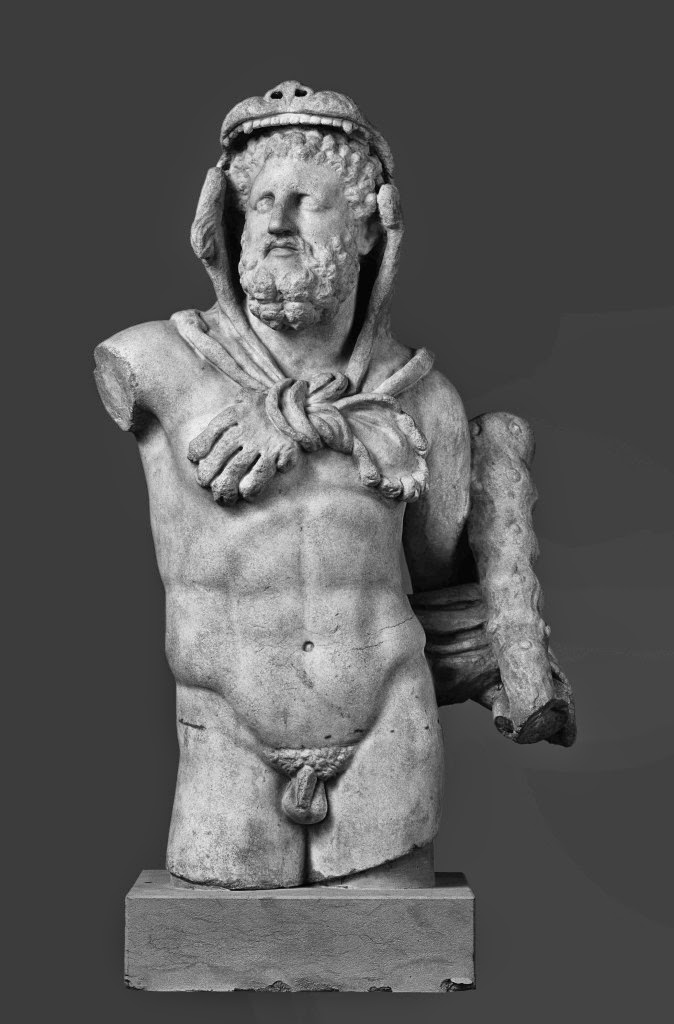 Hércules con la piel del león de Nemea. Siglo II d.C.- Staatliche Kunstsammlungen ,Dresde