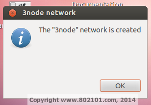 onePK 3 node network created