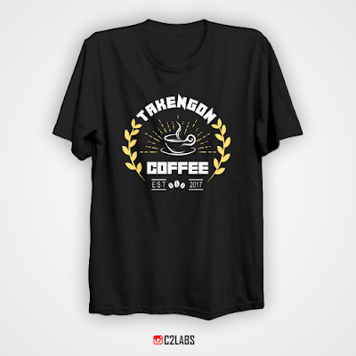 Sablon Kaos Kopi dengan Merch atau Brand Sendiri