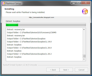 Install Recovery Xperia X8