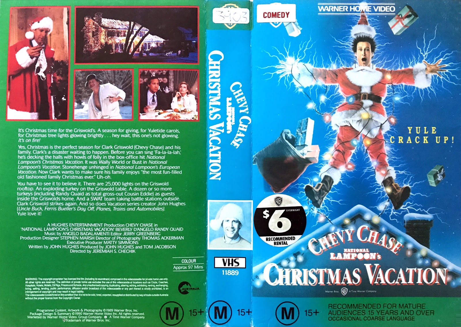 Stewart Tyacke’s VHS Sleeves Mania ‘National Lampoon’s Christmas